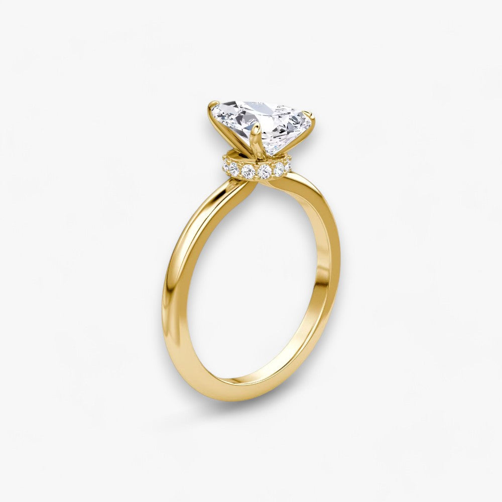 JOIE (drop natural diamond yellow gold without pave)