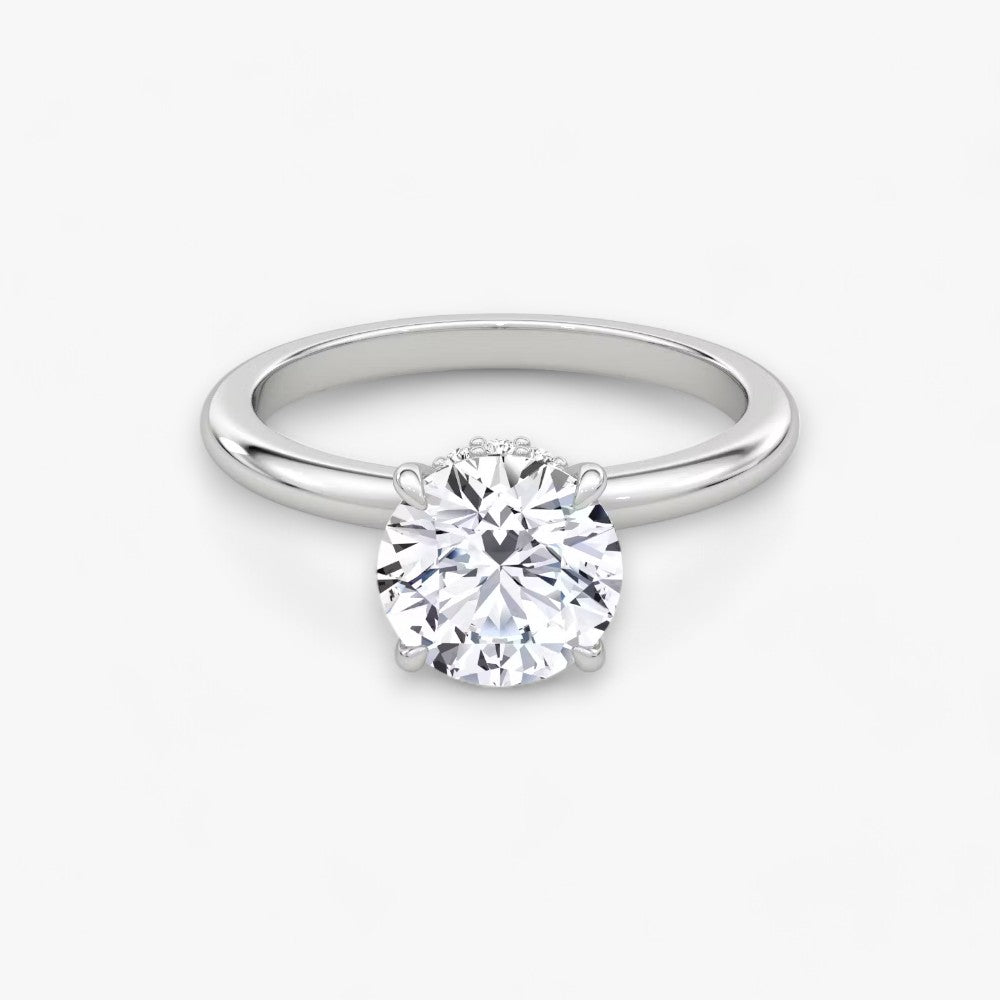 JOIE (Round White Gold without Pave LABGROWN)