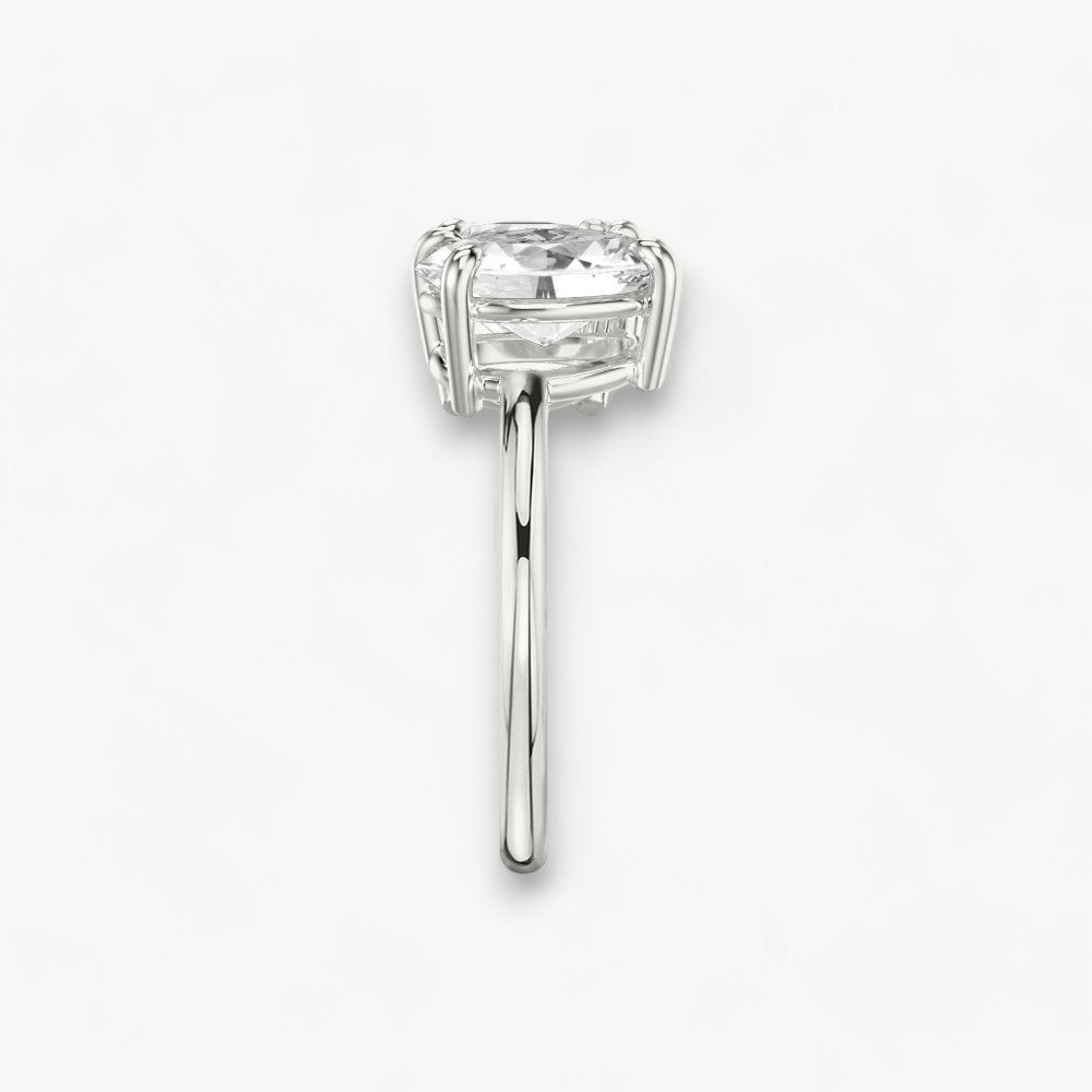 CHARM (Round + Oval platinum without Pavé LABGROWN)