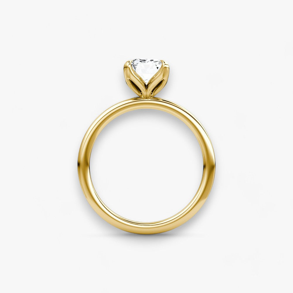 VENT (Emerald natural diamond yellow gold without pave)