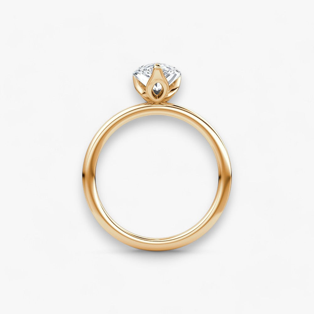 VENT (drop natural diamond rose gold without pave)