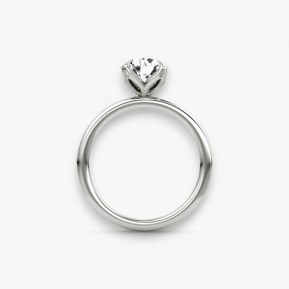 VENT (Round Natural Diamond Platinum without Pave)