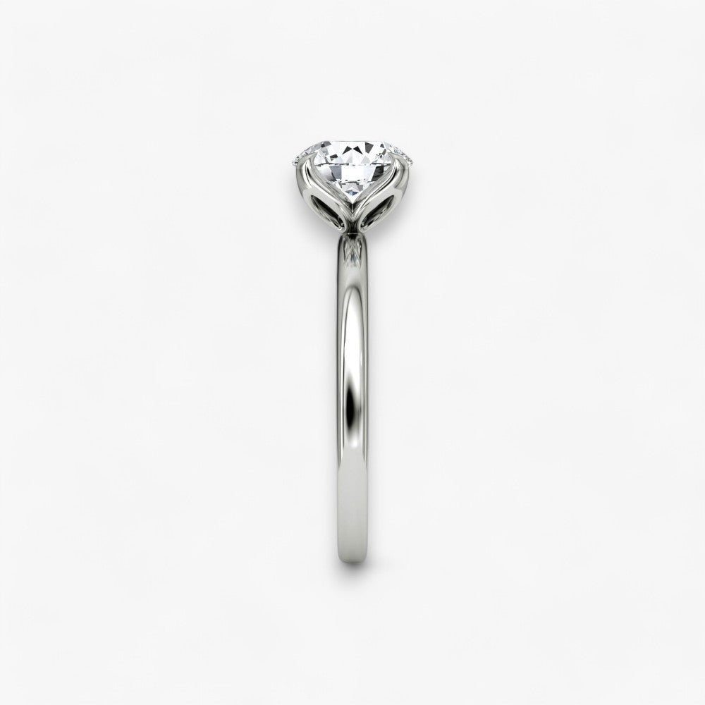 VENT (Round Natural Diamond Platinum without Pave)