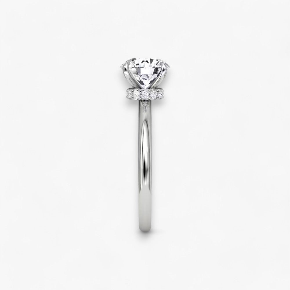 JOIE (Round White Gold without Pave LABGROWN)