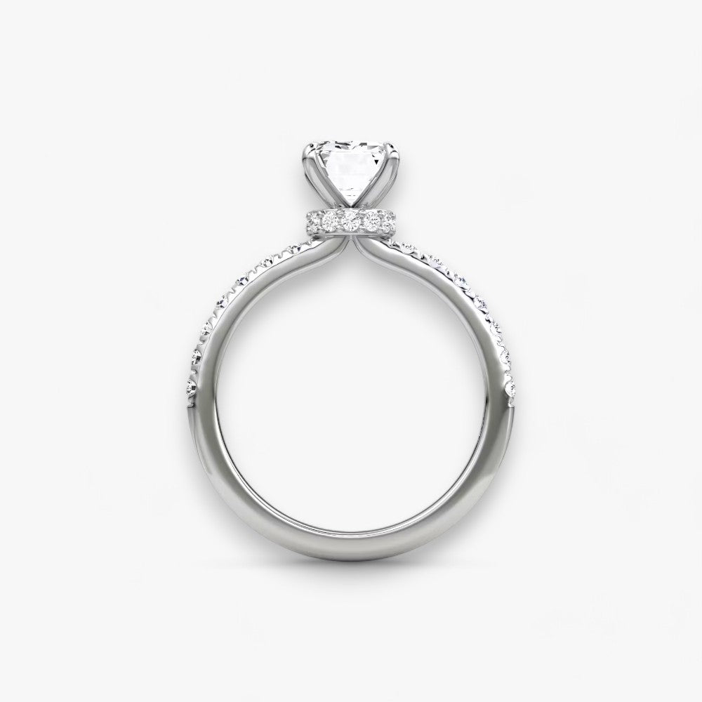 JOIE (Emerald natural diamond white gold with pave)