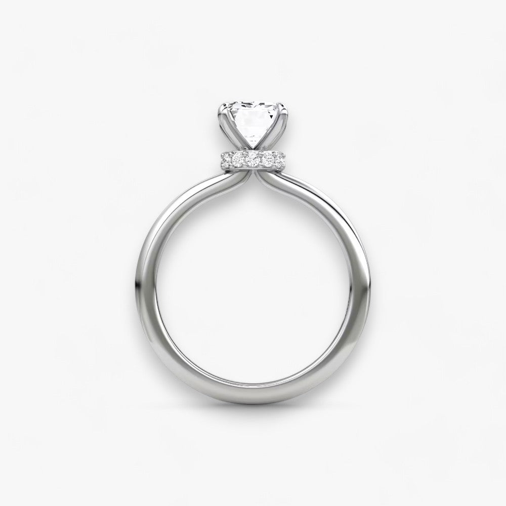 JOIE (Emerald natural diamond white gold without pave LABGROWN)