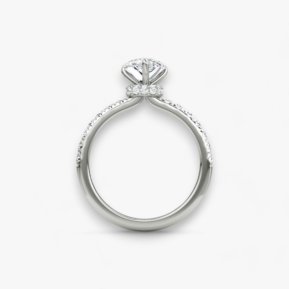 JOIE (drop white gold with pave LABGROWN)