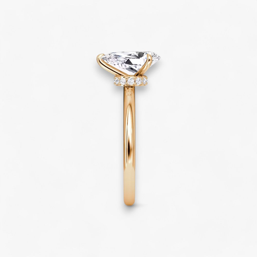 JOIE (drop natural diamond rose gold without pave)