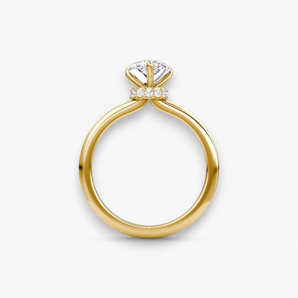 JOIE (drop natural diamond yellow gold without pave)