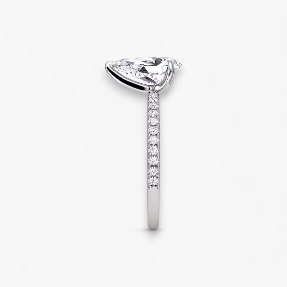 VITRA (drop natural diamond platinum with pave)