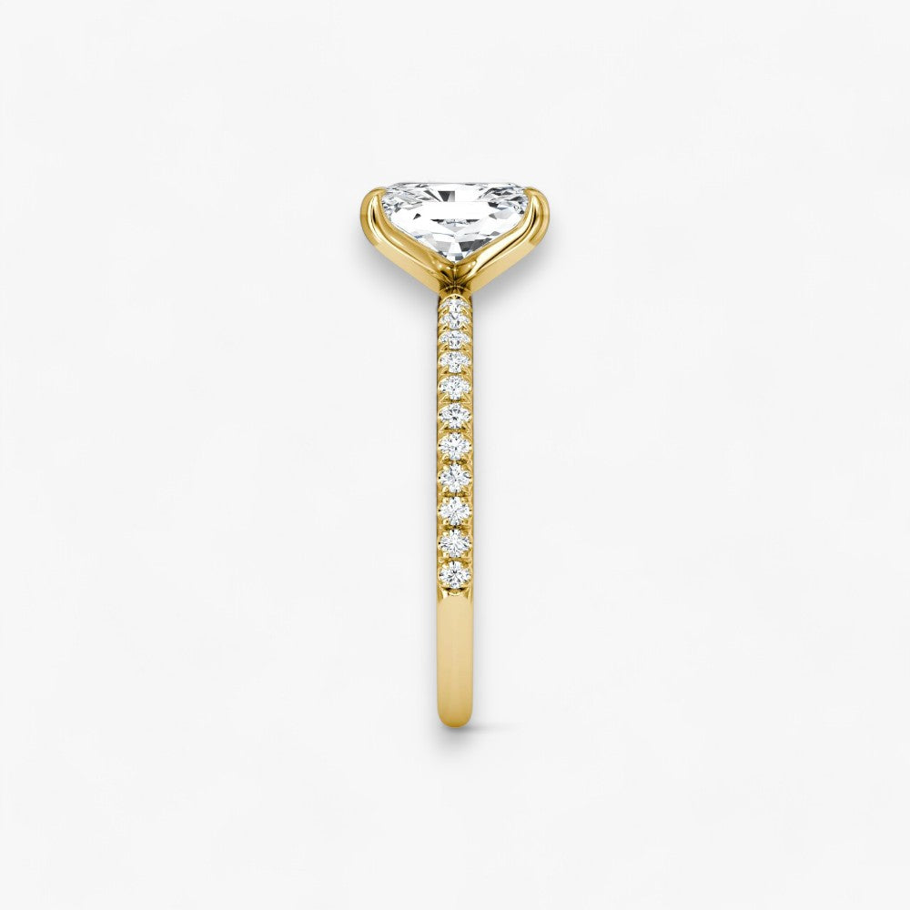 VITRA (Radiant Yellow Gold with Pave LABGROWN)