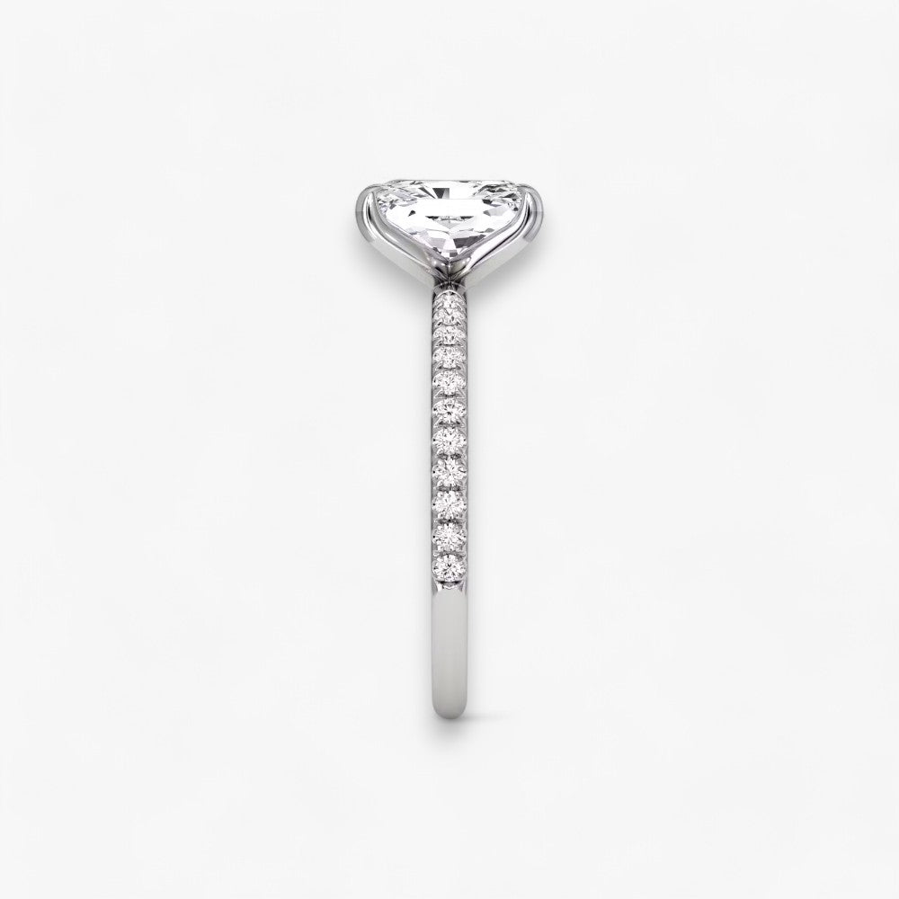 VITRA (Radiant White Gold with Pave LABGROWN)