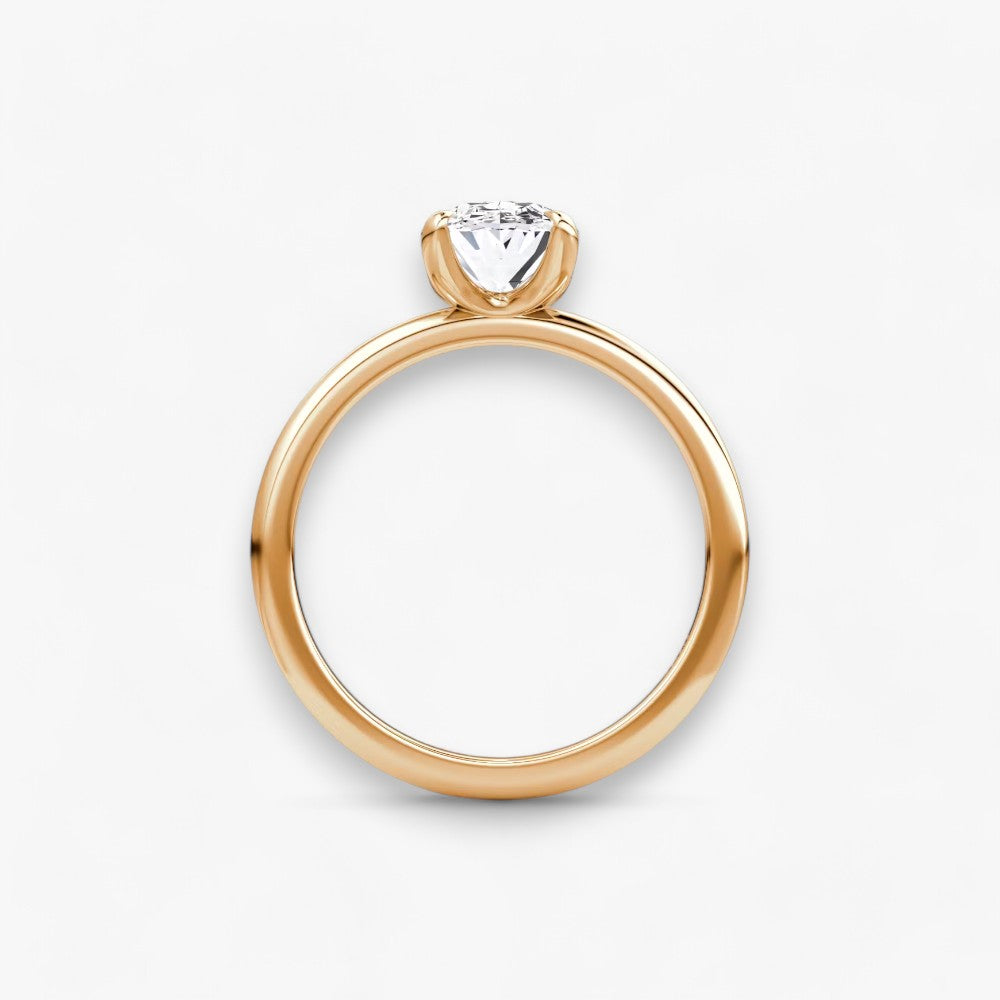 VITRA (Oval Rose Gold without Pave LABGROWN)