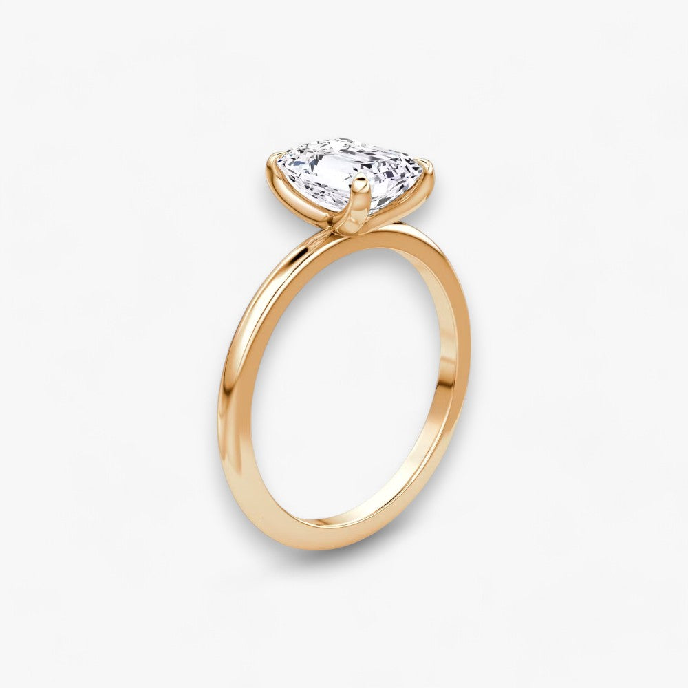 VITRA (Emerald natural diamond rose gold without pave)