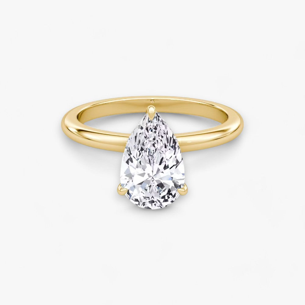 JOIE (drop natural diamond yellow gold without pave)