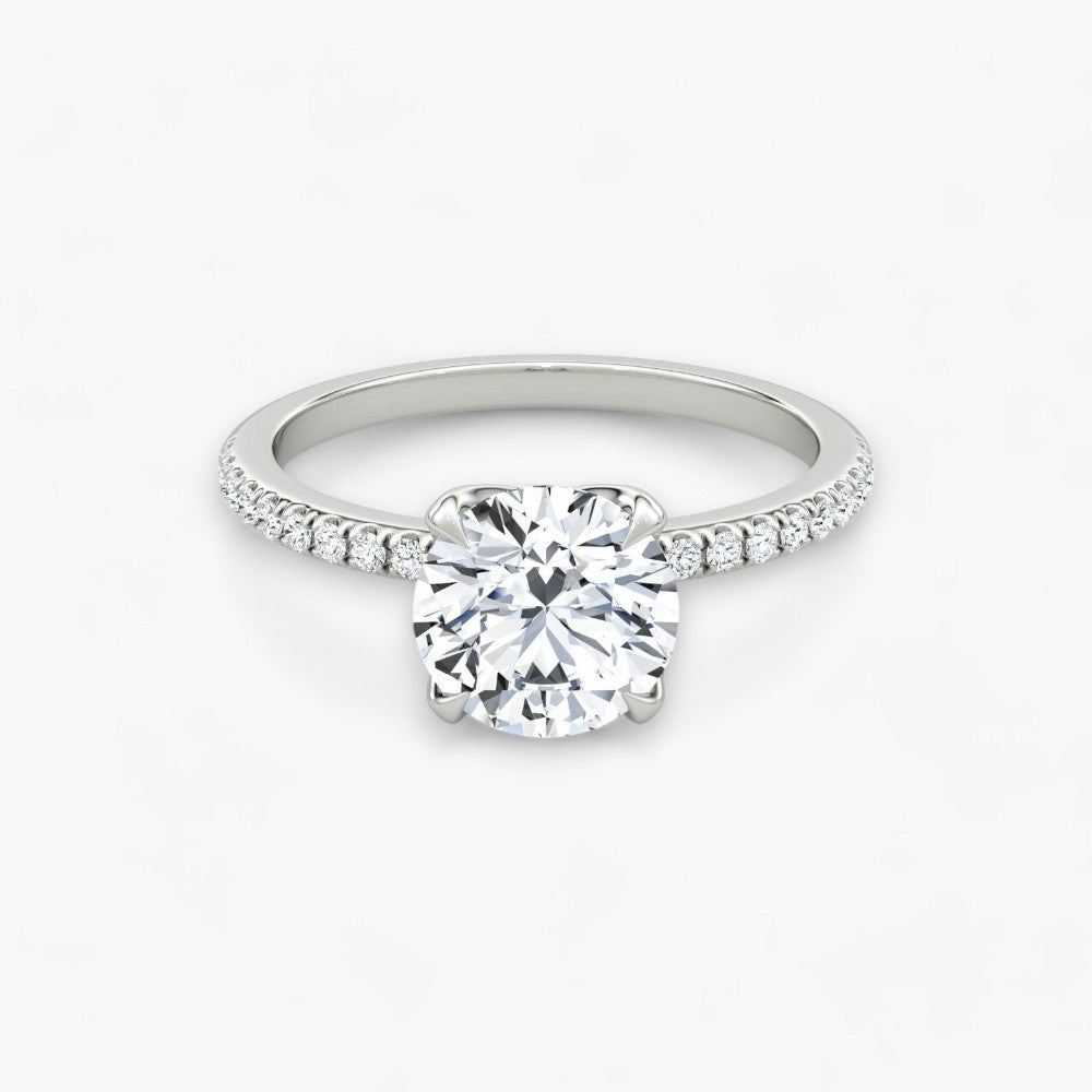 VENT (Oval natural diamond white gold without pave)