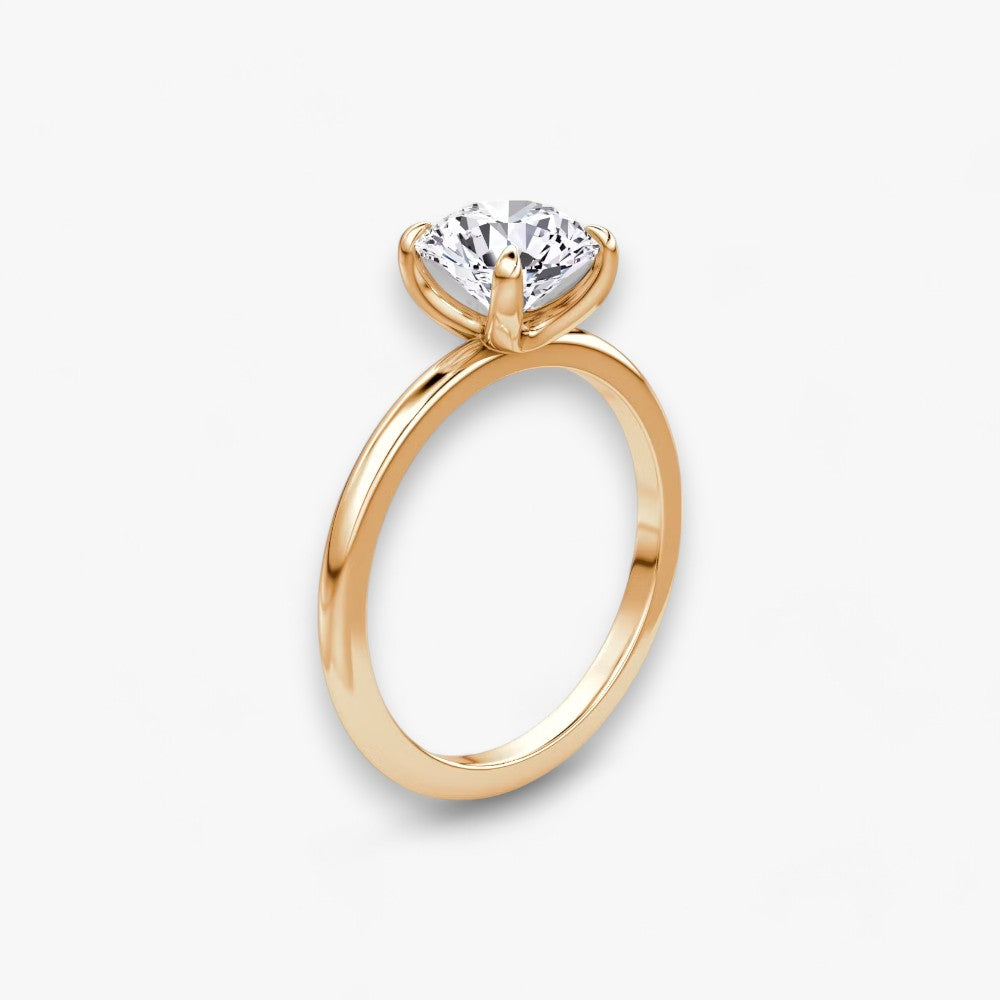 VITRA (Round natural diamond rose gold without pave)