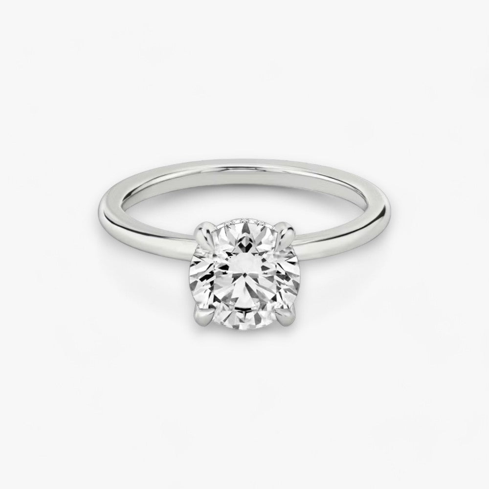 AMOUR (Round Platinum without Pave LABGROWN)