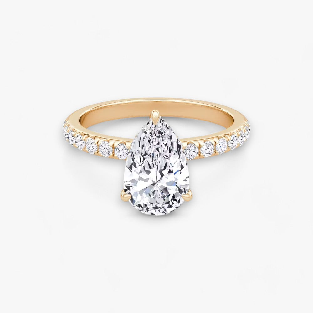 JOIE (drop natural diamond rose gold with pave)