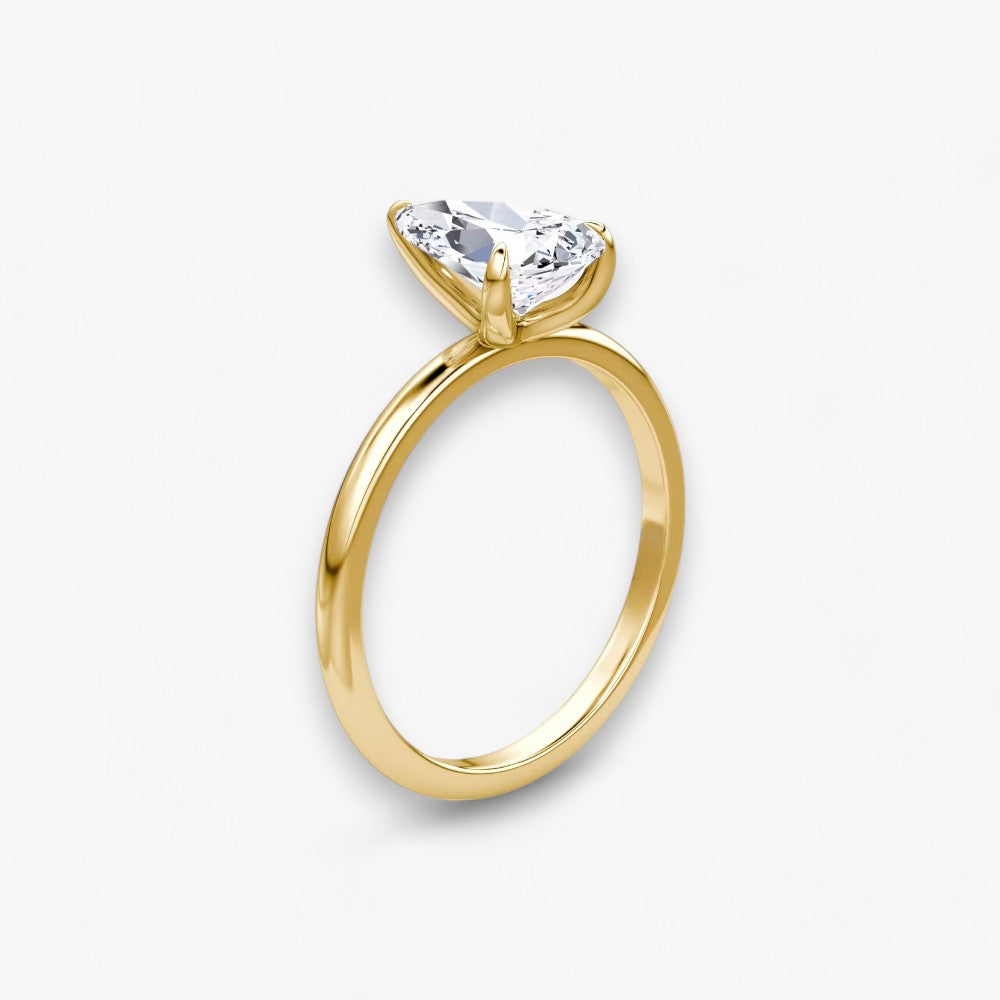 VITRA (drop natural diamond yellow gold without pave)