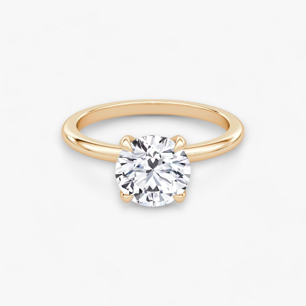 VITRA (Round natural diamond rose gold without pave)