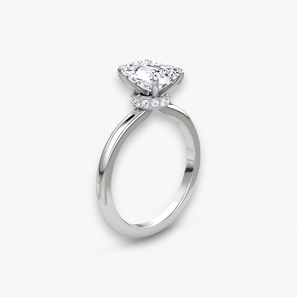 JOIE (Emerald natural diamond white gold without pave)