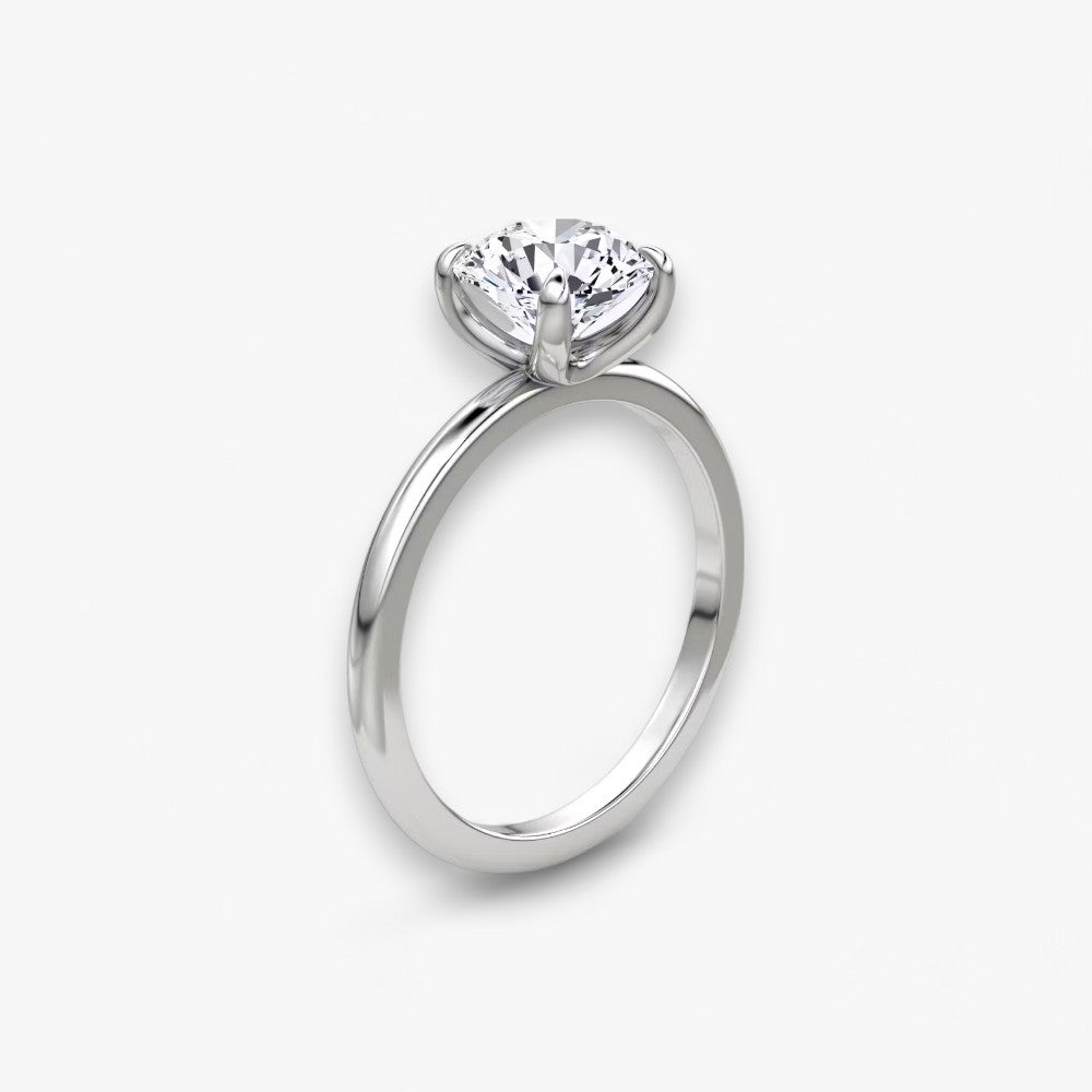 VITRA (Round Natural Diamond Platinum without Pave)