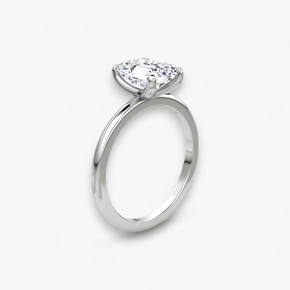 VITRA (Emerald natural diamond platinum without pave)