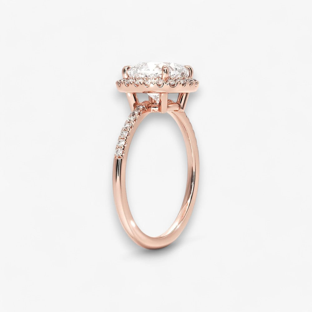 PRESTIGE (Cushion natural diamond rose gold)