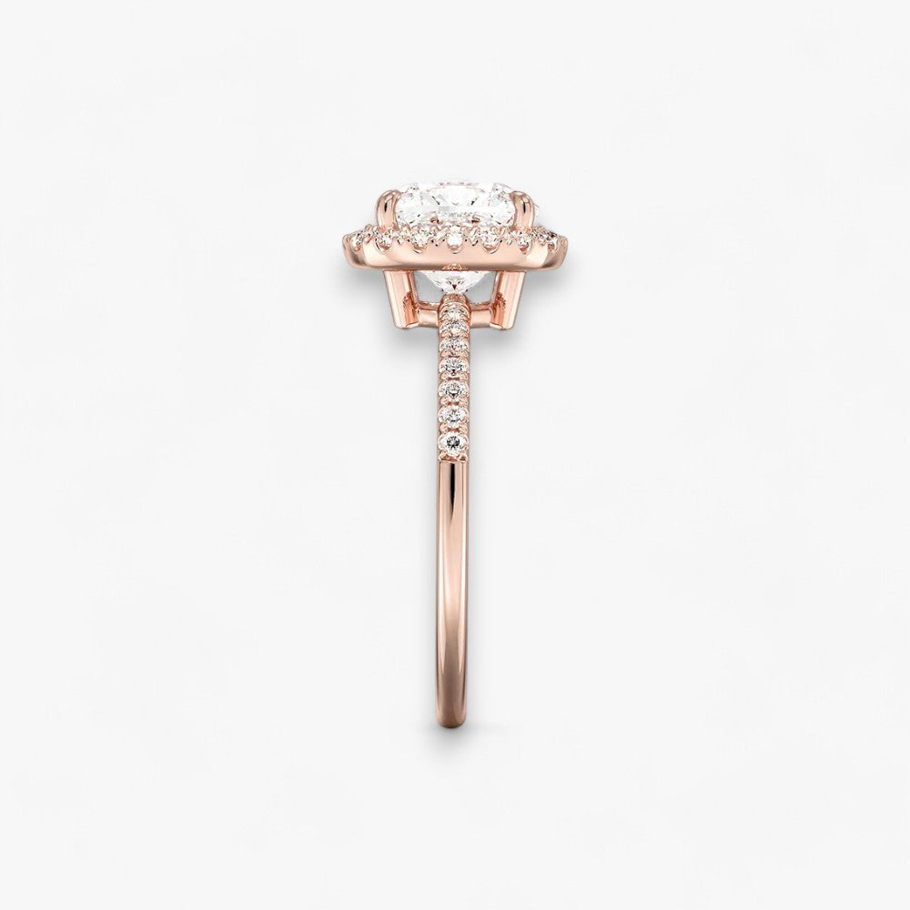 PRESTIGE (Cushion natural diamond rose gold)