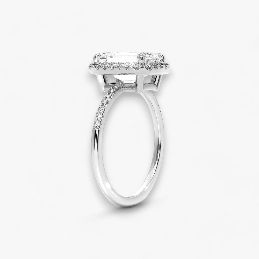 PRESTIGE (Emerald natural diamond white gold)