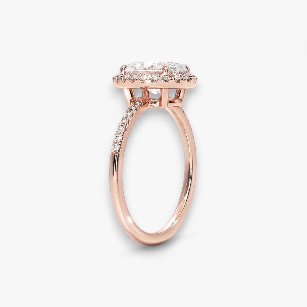 PRESTIGE (Oval Rose Gold LABGROWN)