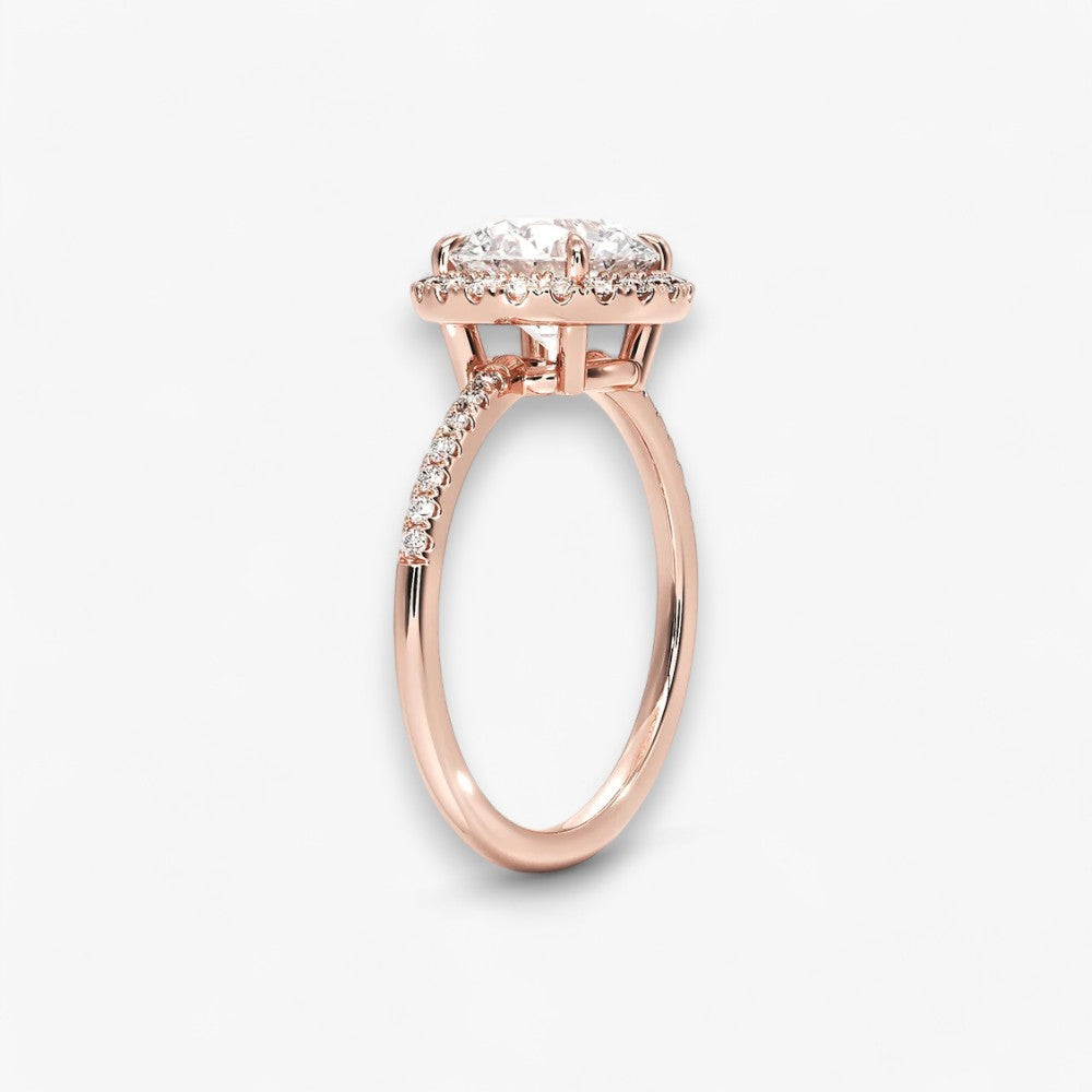 PRESTIGE (Round Natural Diamond Rose Gold)