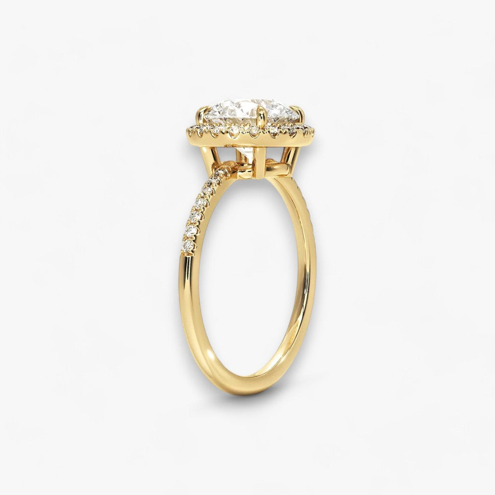 PRESTIGE (Round Natural Diamond Yellow Gold)