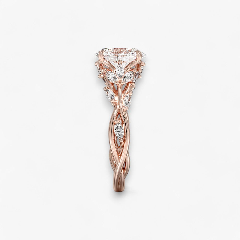 FLEUR (Oval Rose Gold)