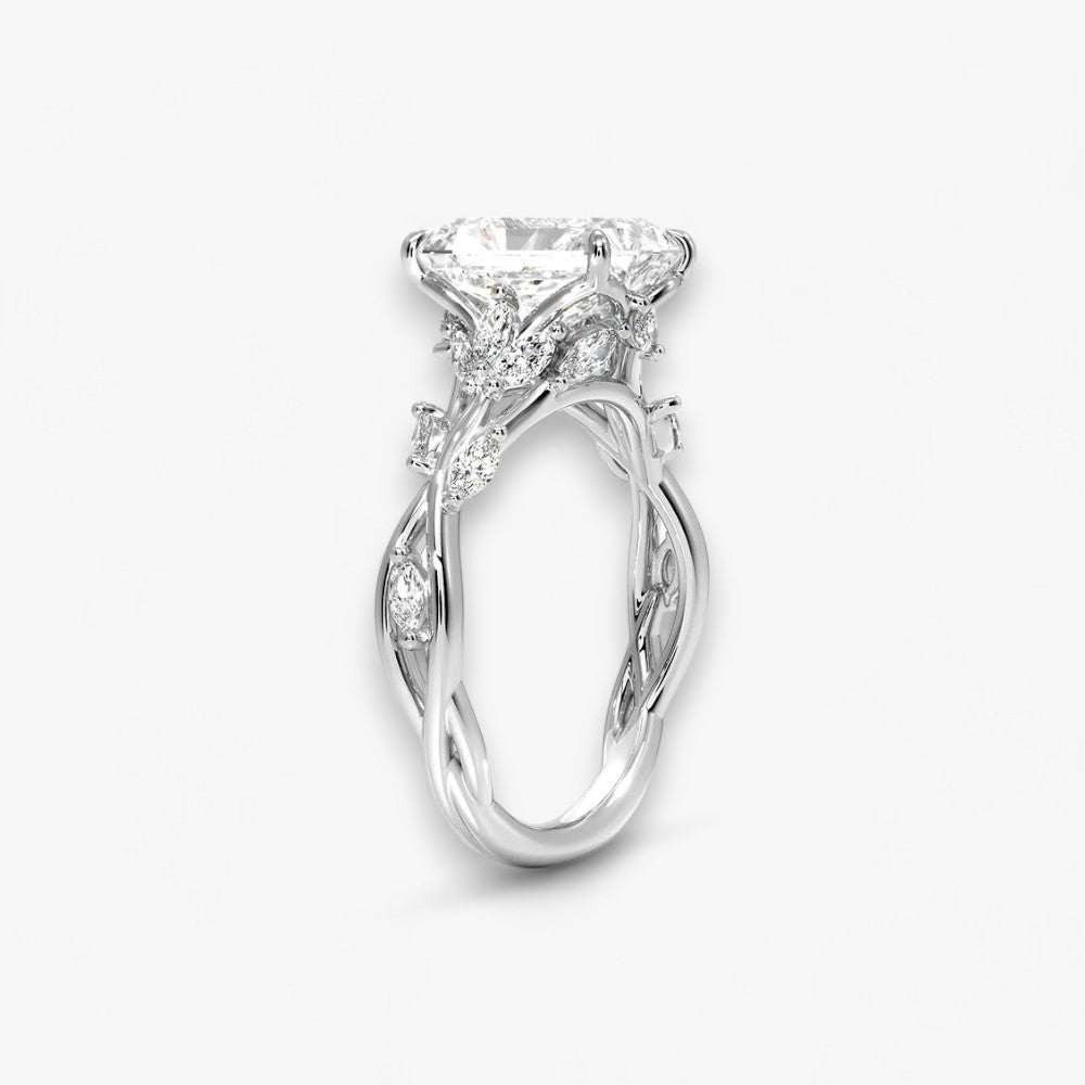 FLEUR (Radiant natural diamond platinum)