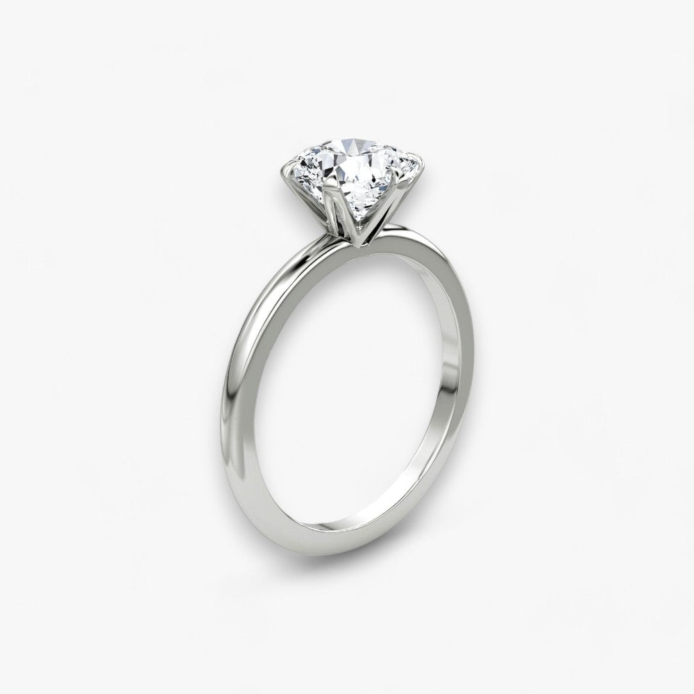 CLAIR (Cushion natural diamond white gold without pave)