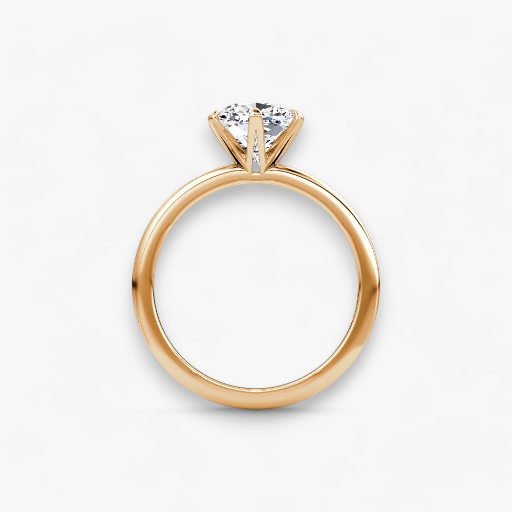 CLAIR (Cushion Rose Gold without Pave LABGROWN)