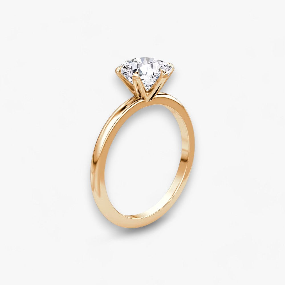 CLAIR (Cushion Rose Gold without Pave LABGROWN)